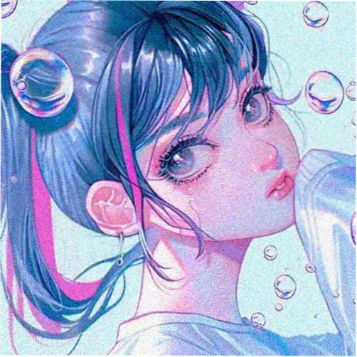 影迷头像：戴眼镜的正面剪影