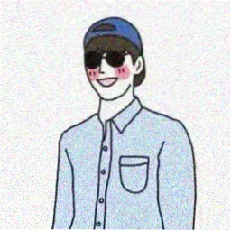 影迷头像：站在站台边缘的剪影